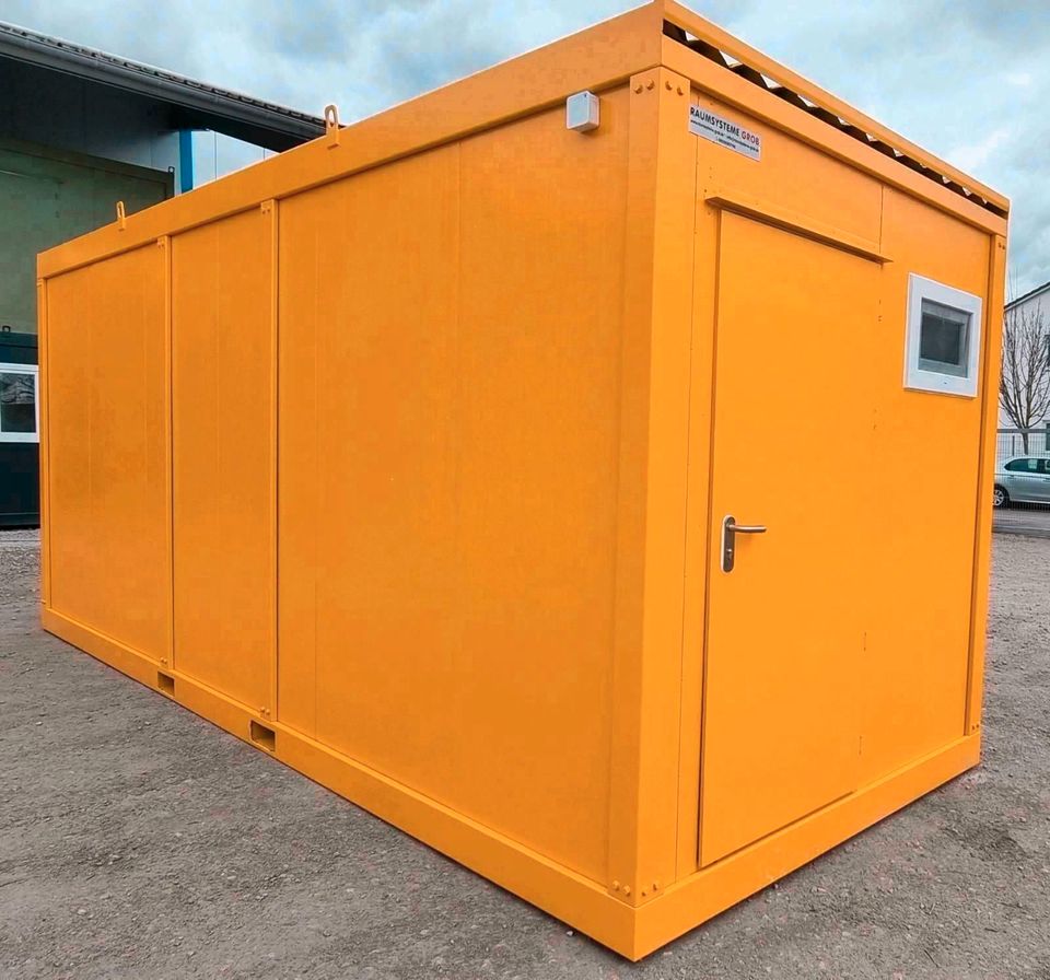 CONTAINER VERKAUF - Lieferung Deutschlandweit - Container mit WC, Toilette, Waschbecken, Warmwasserbereiter, Toilettenbereich, Hygienemodul, Toilettenbehälter, Veranstaltungsbehälter, Messebehälter in Essen