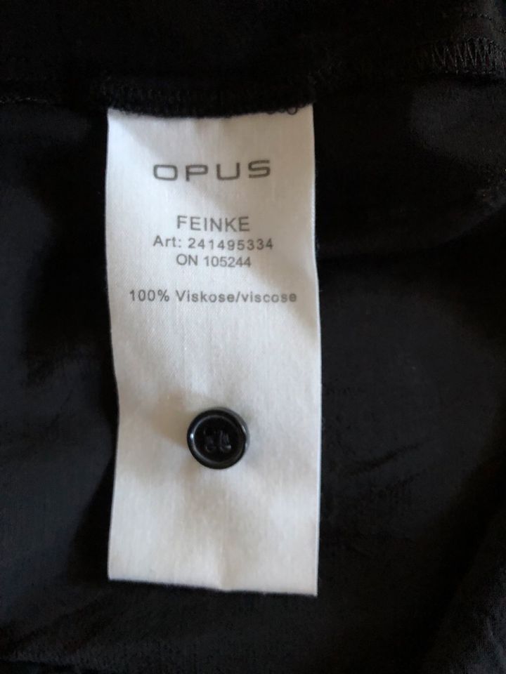 Opus Bluse - Modell Feinke - schwarz - Größe 38 - 100% Viskose in Wiesbaden