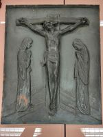 Antike Ofenplatte  Kaminplatte Relief Kreuzigungsszene Bayern - Bobingen Vorschau