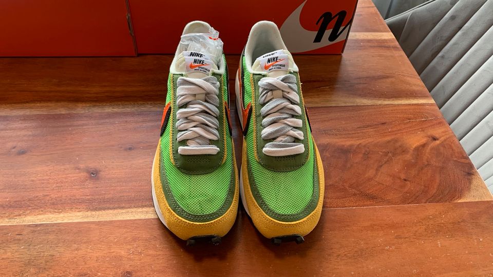 Nike LD Waffle sacai Green Gusto US 6 EU 38.5 Neu und ungetragen in Mengkofen