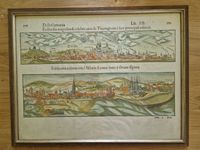 *Erfurt-Fulda* Orgin. Holzschnitt v. Sebastian Münster 1489-1552 Niedersachsen - Oldenburg Vorschau