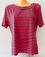 Shirt rosa grau gestreift Größe 40 weiter Ausschnitt Niedersachsen - Walsrode Vorschau