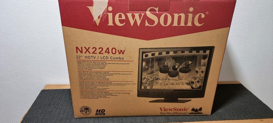 Gebrauchter 22" TV ViewSonic HDMI /HD ready in Hauneck