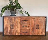 Vintage Sideboard Kommode Anrichte Mangoholz massiv Landhaus-Stil Bayern - Bastheim Vorschau