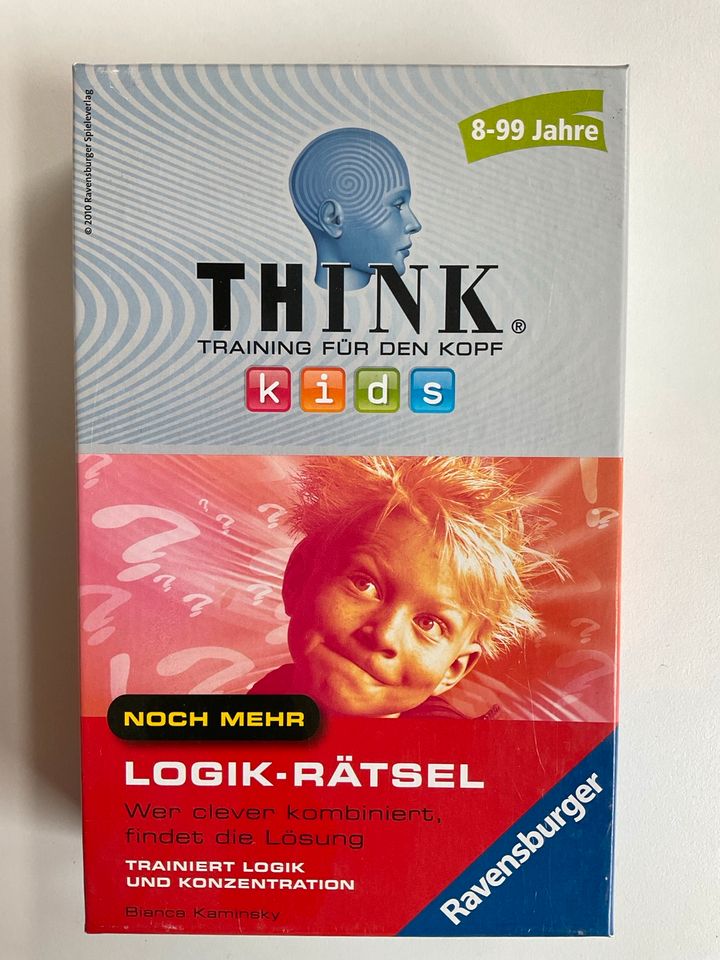 Set -Ravensburger - Think Kids - Logik Rätsel und noch mehr Logik in Beedenbostel