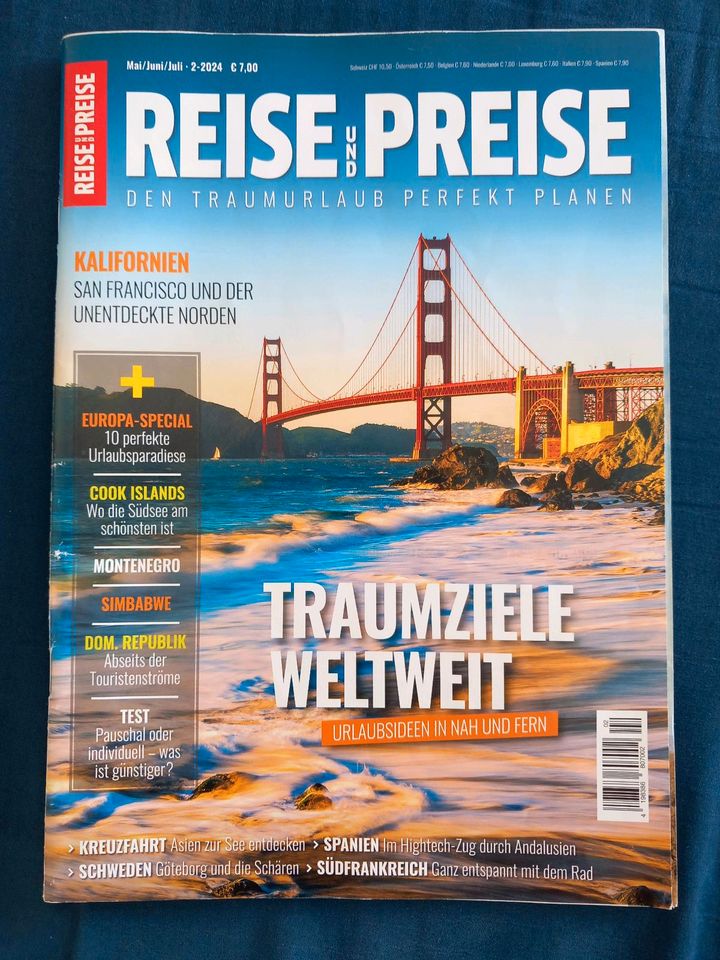 Reisemagazin Reise und Preise aktuelle Ausgabe Mai 2024 NEU in Simbach