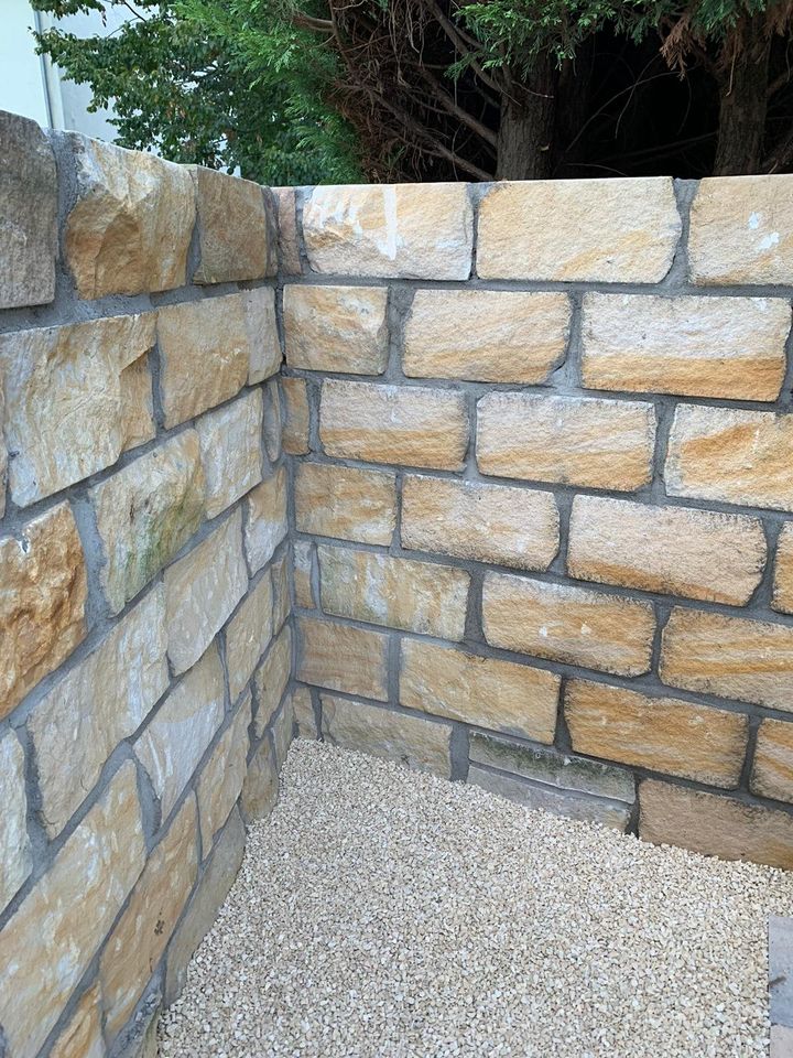 Mauersteine Sandstein ✓ 40x20x20 cm,allseitig gespalten in Pesterwitz