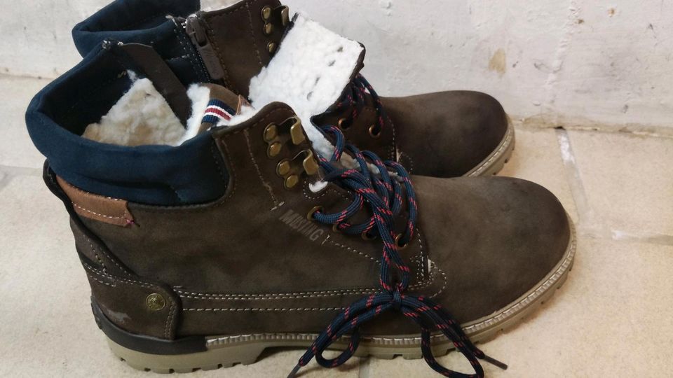 Mustang Herren Winter Stiefel Boots Größe 44 in Gerbstedt