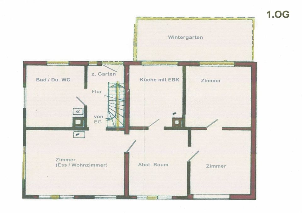 Ihre eigene schöne Welt in 72469 Oberdigisheim, 1 FH, renoviert, Garage, Carport, Garten & Wintergarten in Meßstetten