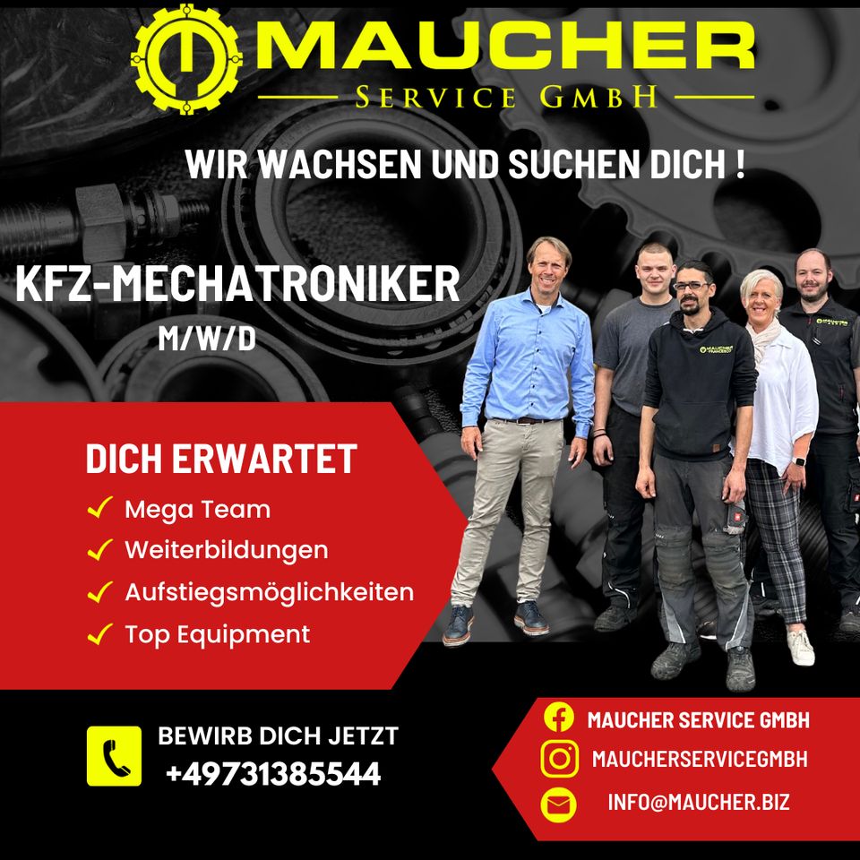 KFZ-Mechatroniker (m/w/d) für freie KFZ Werkstatt in Ulm gesucht in Ulm