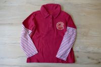 Poloshirt Langarm ESPRIT Gr. 104/110 rot, gestreifte Ärmel Bayern - Regensburg Vorschau