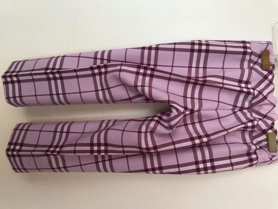 Burberry Mädchen Hose Gr.10J/140 Wolle kartiert wieNEU in Wuppertal