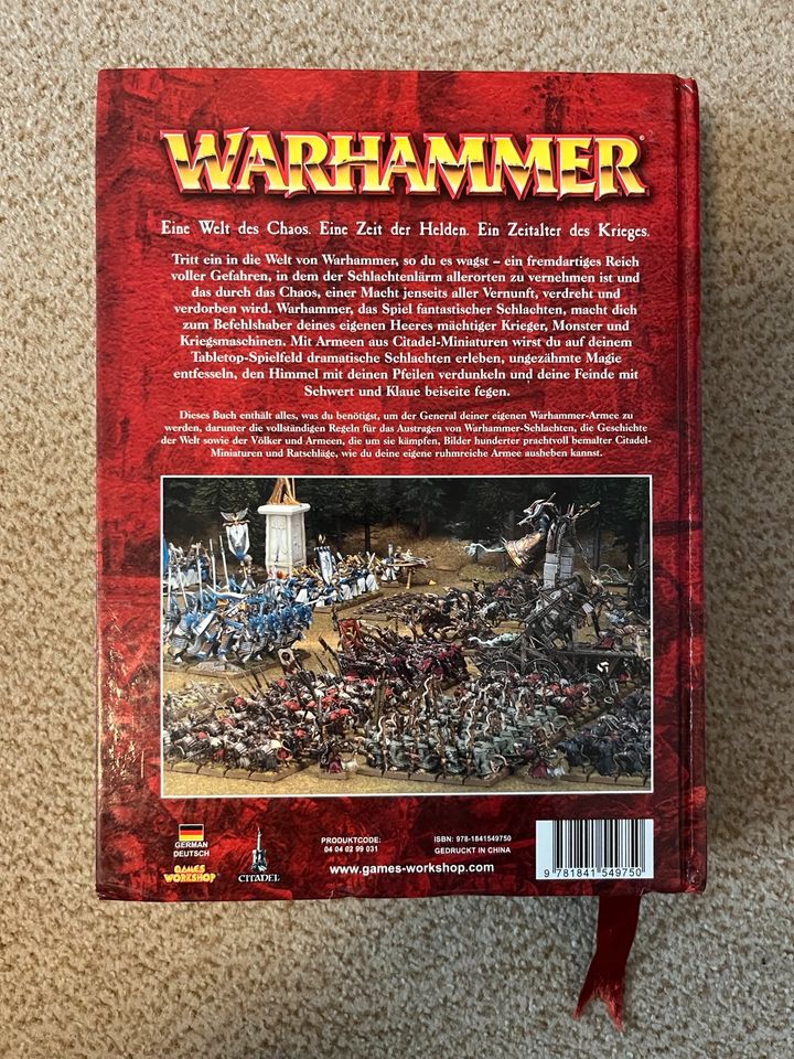 GW Warhammer Regelbuch 8. Edition Hardcover in München