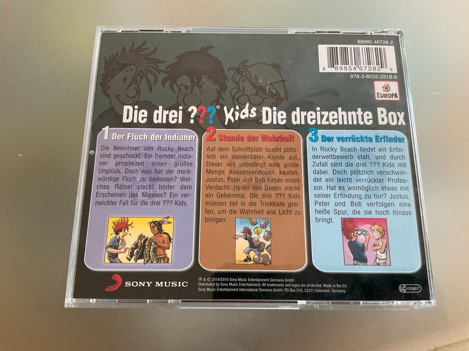 „Die 3 ??? Kids“ Die dreizehnte Box (3 Hörspiele) in Heddesheim