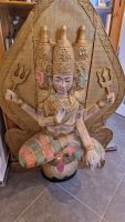 Balinesische handgeschnitze Götterskulptur mit drei Gesichtern München - Allach-Untermenzing Vorschau