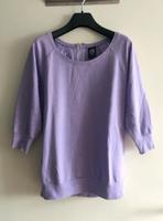 C&A Clockhouse T-Shirt Sweatshirt - XS 34 - lila flieder Pastell Hessen - Rödermark Vorschau