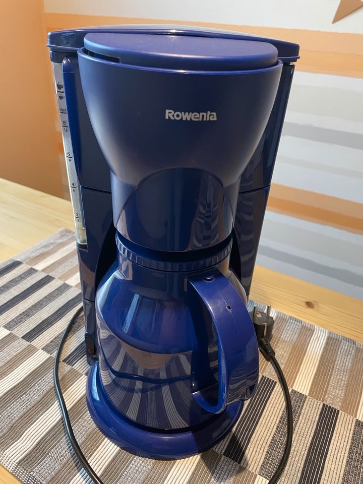 Rowenta Kaffeemaschine Thermoskanne, blau in Siegen