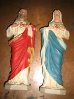 Dachbodenfund,alte Figuren,Jesus und Maria.Material aus Gips . Fi Baden-Württemberg - Weissach im Tal Vorschau