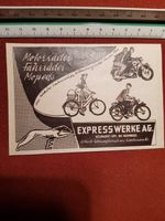 Expresswerke AG Nürnberg Motorräder - Anzeige Hausschatz 1956 Baden-Württemberg - Leonberg Vorschau