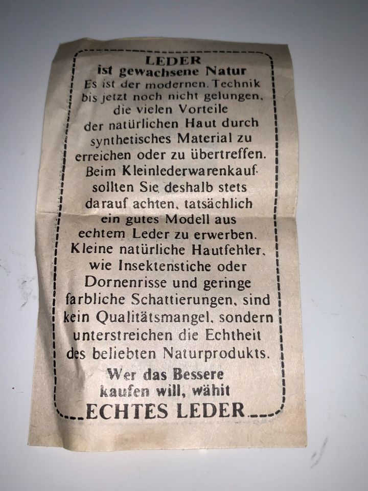 Leder Geldbeutel Geldbörse Klein Schwarz Schein und Münzen- NEU in Freiburg im Breisgau