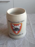 DDR Ostalgie Bierkrug Bürgerbiwak 1984 Panzerbrigade 18 Mecklenburg-Vorpommern - Anklam Vorschau