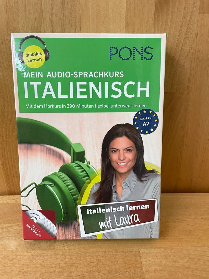 PONS Audio Sprachkurs italienisch, Buch und CD‘s in Augsburg