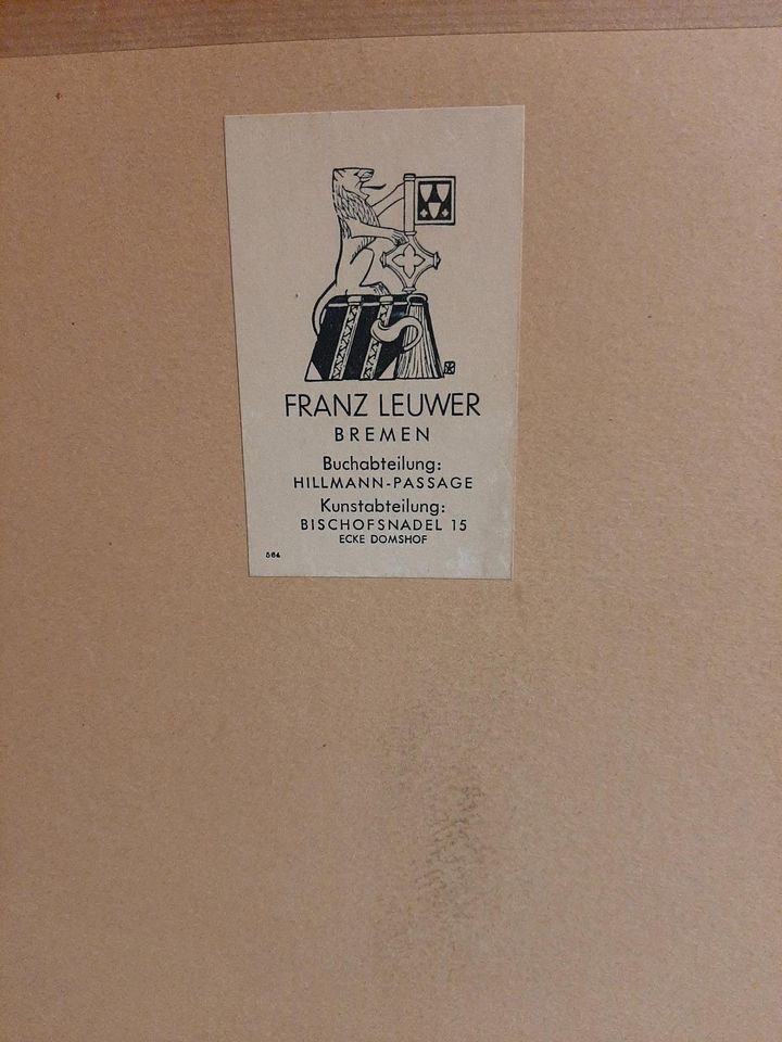 2 Gemälde von Franz Leuwer Bremen in Bremen