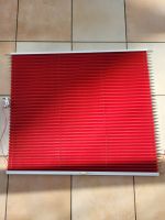 Plisee Vorhang rot mit Sonnnenschutz ohne bohren Kr. München - Riemerling Vorschau