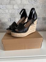 Steve Madden Raffia Bast Sivian High Heel Sandalette Gr. 40 Niedersachsen - Ilsede Vorschau
