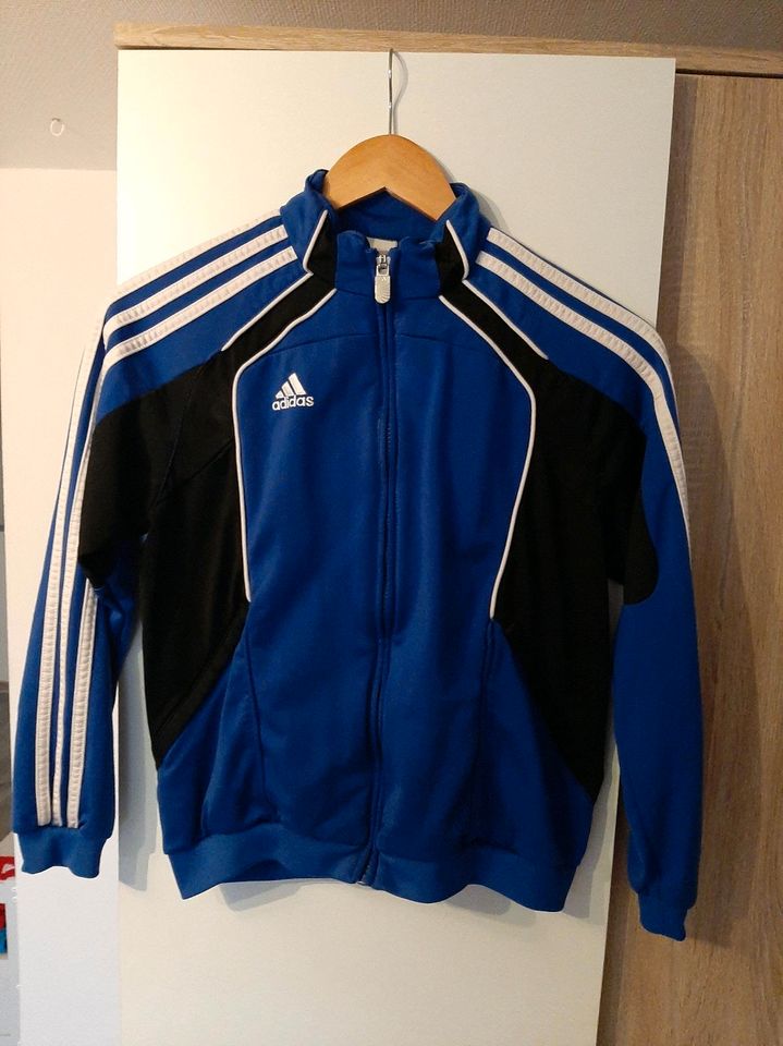 Blaue Adidas Sweatjacke Größe 152 in Stavenhagen