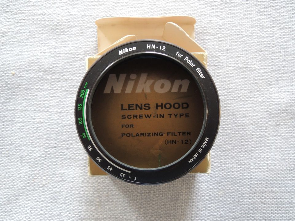 Nikon HN12 Gegenlichtblende für Polar Filter von Nikon in Kiel