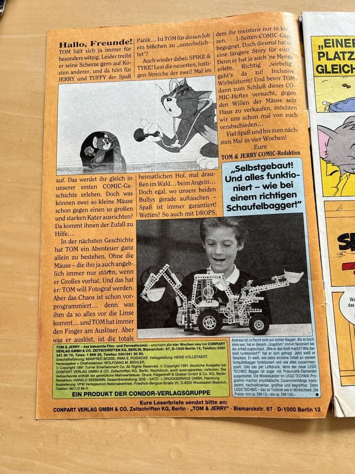 Tom & Jerry Zeitschrift Nr. 176 (1991) in Regesbostel