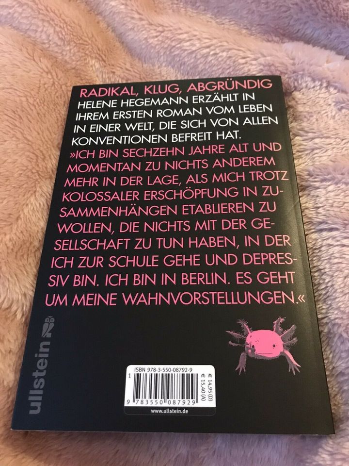 AXOLOTL Roadkill Helene hegemann in Dierhagen