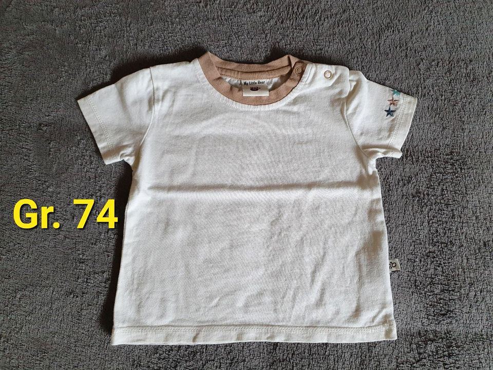15 Baby Jungs kurzarm T-Shirts,Oberteil,Shirt,Mode,Größe 74/80 in Michelau i. OFr.
