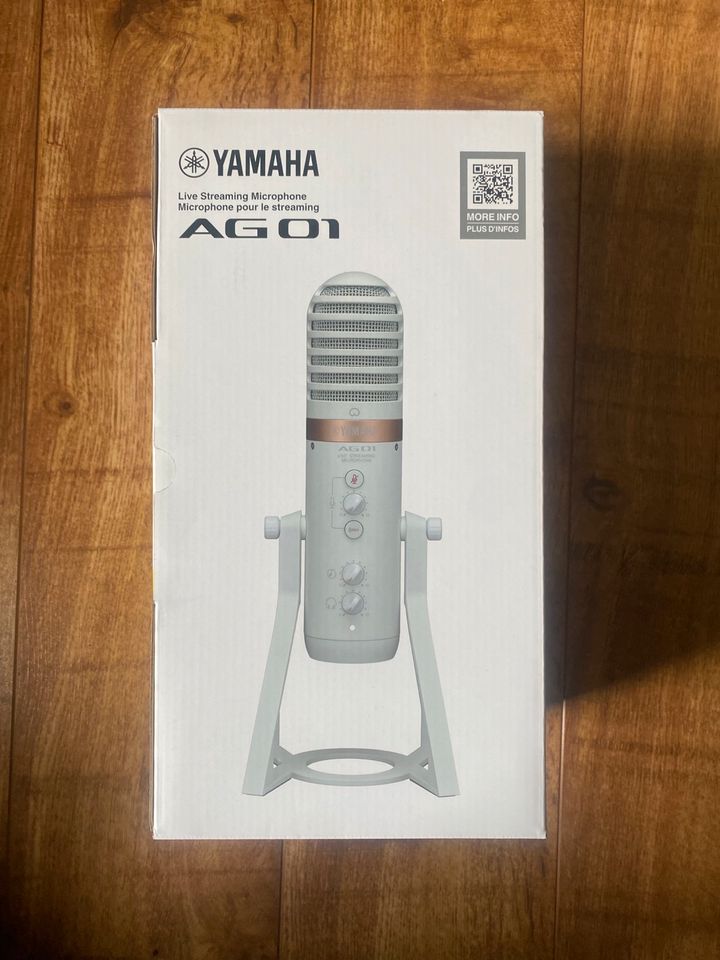 Yamaha AG01 weiß Kondensatormikrofon Live Stream in Braunschweig