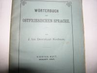 Wörterbuch der Ostfriesischen Sprache Niedersachsen - Uplengen Vorschau