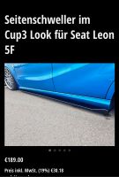 Seitenschweller Seat Leon 5F Cupra 5-Türer/ST Ingo Noak OVP NEU Hessen - Wetzlar Vorschau