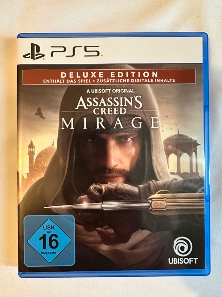Assassin's Creed Mirage - Deluxe Edition - PS5, DLC unbenutzt in Hamburg