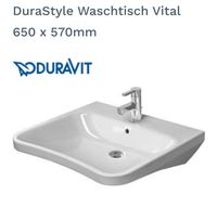 DuraStyle Waschbecken weiß 650 mm breit / neuwertig! Hessen - Hünstetten Vorschau