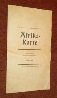 Afrika-Karte Tornisterschrift 1940 / 1941 Landkarte Karte Afrika Bayern - Augsburg Vorschau