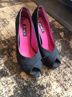 High heels jumex Schuhe mit Keilabsatz schwarz 37 Wuppertal - Vohwinkel Vorschau