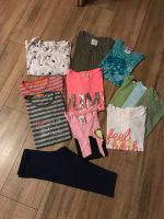 T-Shirts Bluse Leggins halb lang 134/140 teils m.Pailletten Straß Baden-Württemberg - Kappelrodeck Vorschau