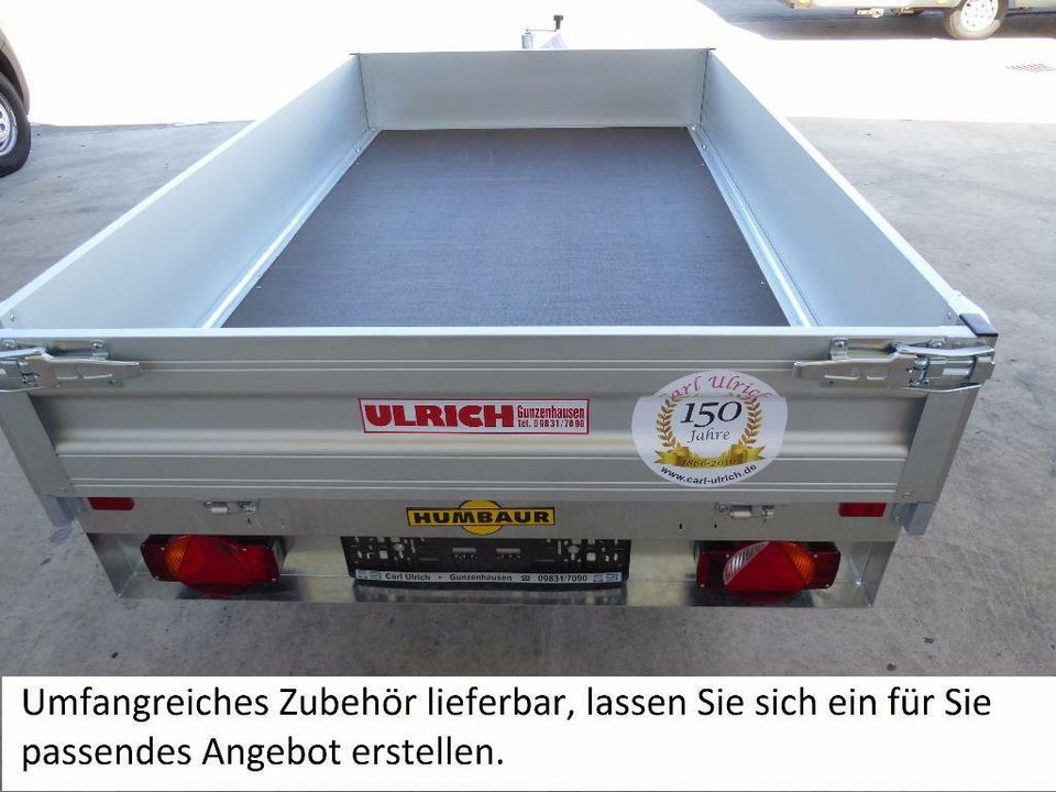 Humbaur HU152314 Hochlader 1,5to gebremst Ladefläche 230 x 140cm in Gunzenhausen