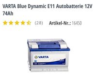 VARTA Autobatterie 12V 74Ah Nordrhein-Westfalen - Gütersloh Vorschau