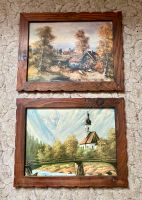 Holzbilderrahmen mit bemalten Motiven Ludwigslust - Landkreis - Grabow Vorschau
