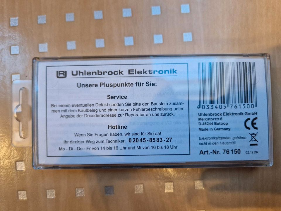 Uhlenbrock Decoder PluX16 76150 H0 Lokdecoder in Blankenhain