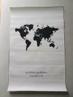 Bild Poster Welt schwarz weiß world Leinwand Hessen - Bensheim Vorschau