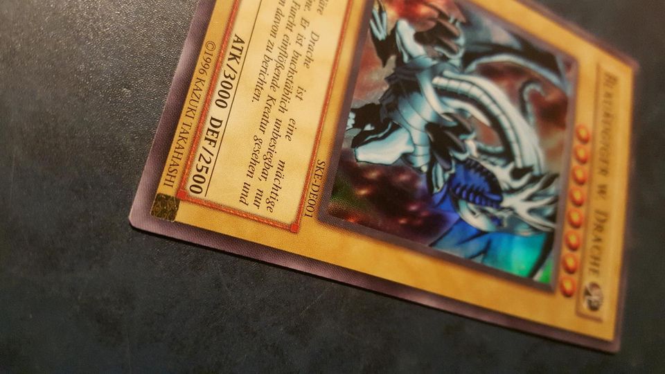 Yugioh Blauäugiger Weißer Drache 1. Auflage in Zwickau