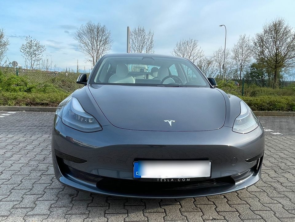 Tesla Model 3 RWD 60 kWh LFP Grau / Weiß SR+ in Hohenroth bei Bad Neustadt a d Saale