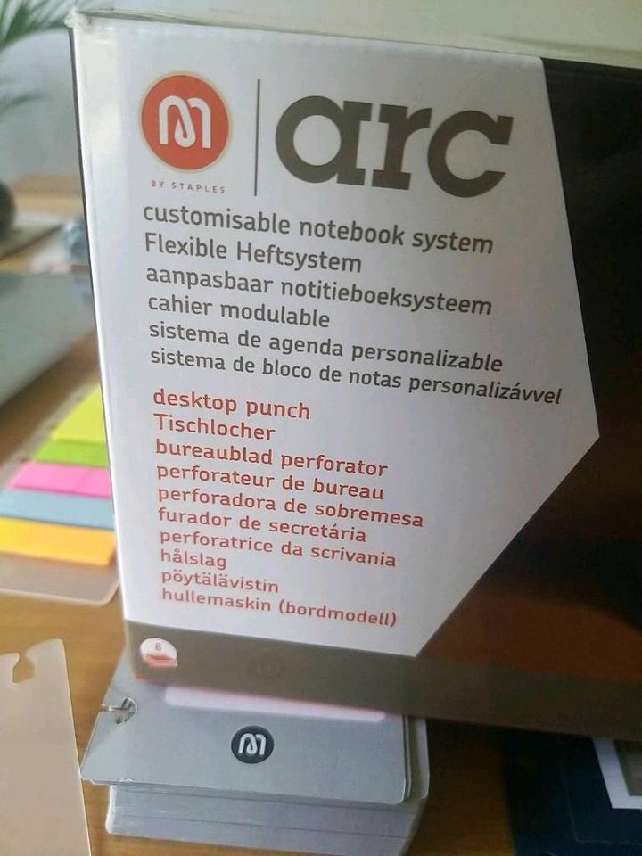 arc Tischlocher flexibles Heftsystem mit viel Zubehör in Sendenhorst